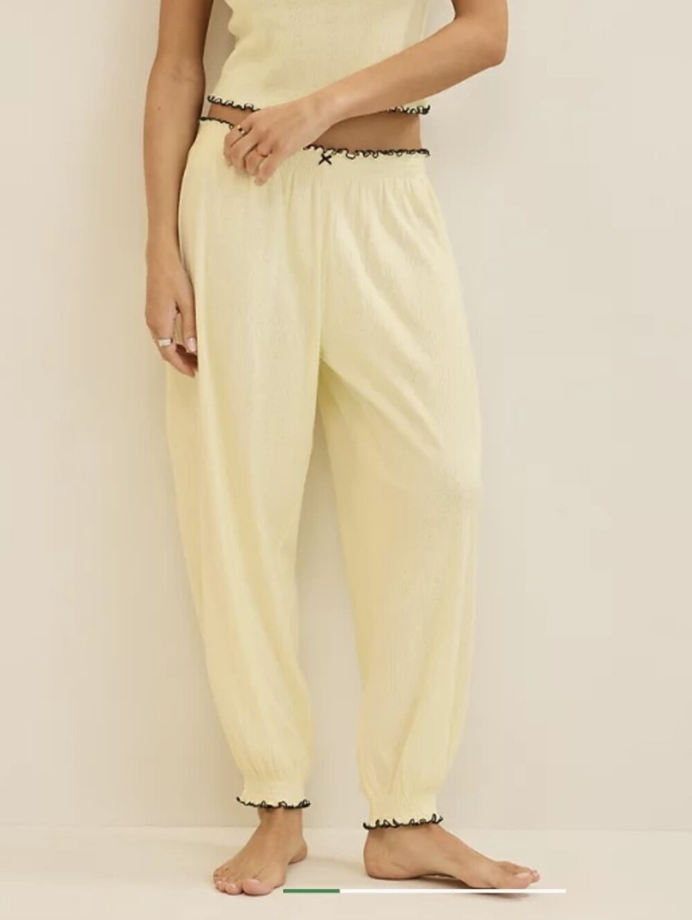 Aerie Pointelle Balloon Lounge Pants